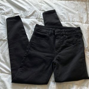 American eagle black skinny jeans